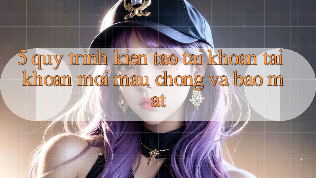5. Quy Trình Kiến tạo tài khoản Tài Khoản Mới Mau Chóng và Bảo Mật