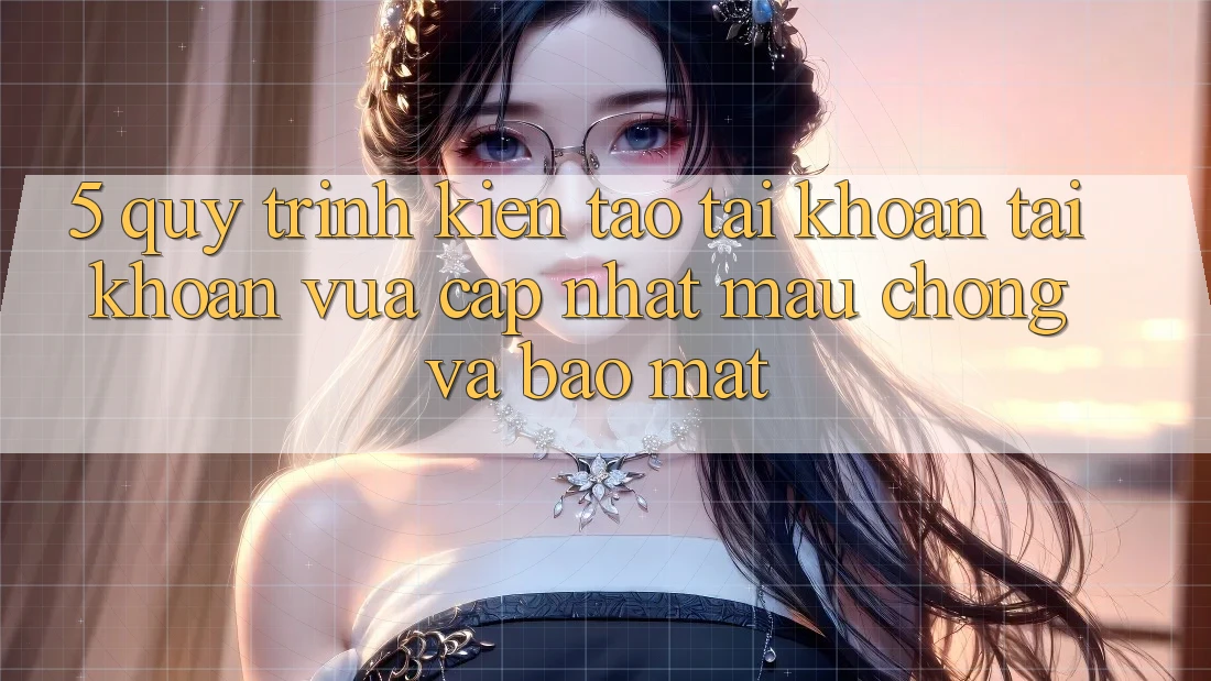 5. Quy Trình Kiến tạo tài khoản Tài Khoản Vừa cập nhật Mau Chóng và Bảo Mật