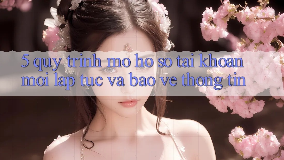 5. Quy Trình Mở hồ sơ Tài Khoản Mới Lập tức và Bảo vệ thông tin