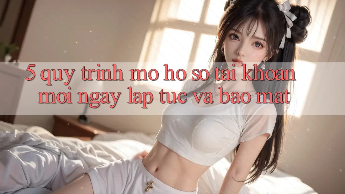 5. Quy Trình Mở hồ sơ Tài Khoản Mới Ngay lập tức và Bảo Mật