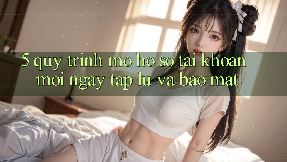 5. Quy Trình Mở hồ sơ Tài Khoản Mới Ngay tắp lự và Bảo Mật