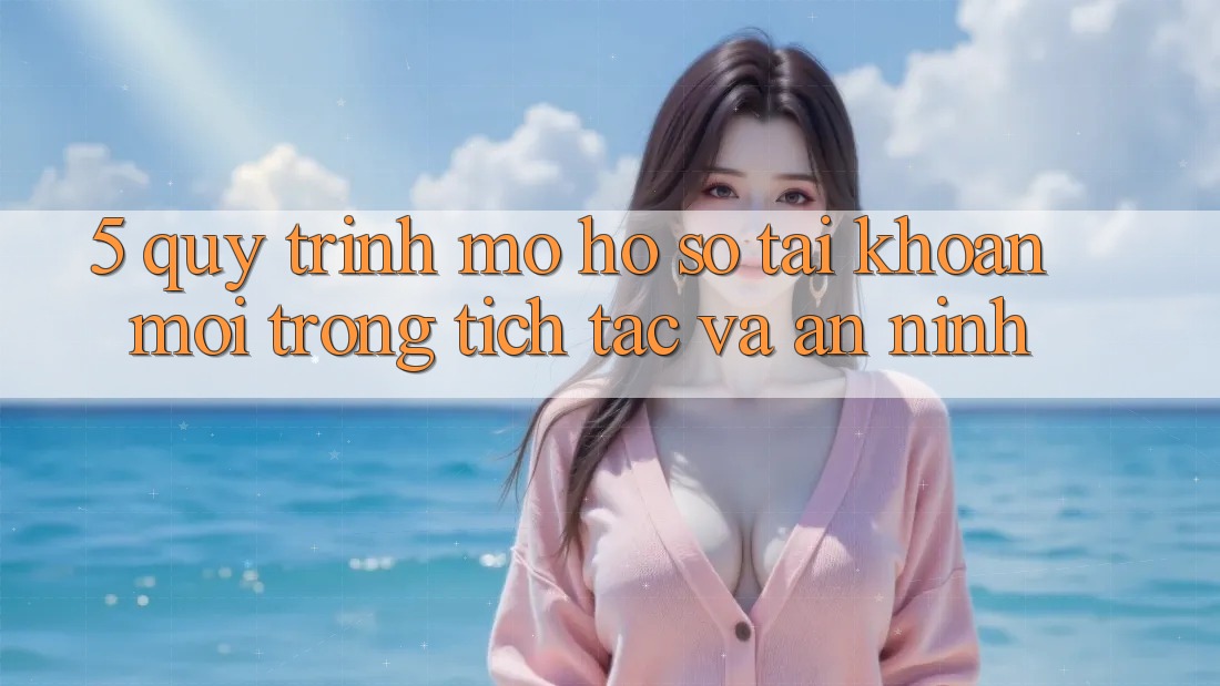 5. Quy Trình Mở hồ sơ Tài Khoản Mới Trong tích tắc và An ninh