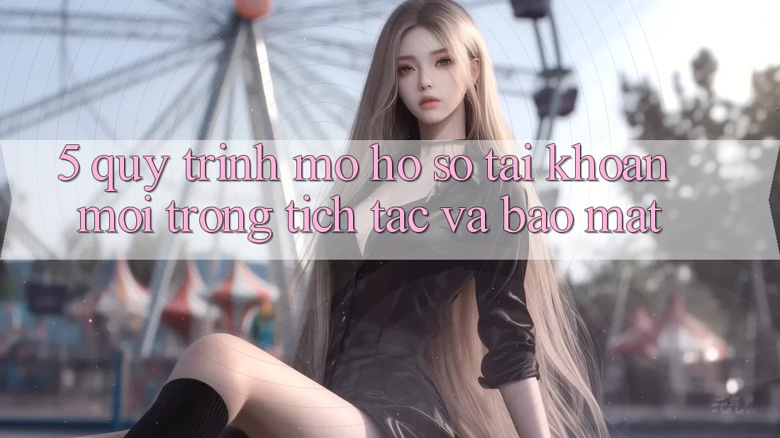 5. Quy Trình Mở hồ sơ Tài Khoản Mới Trong tích tắc và Bảo Mật