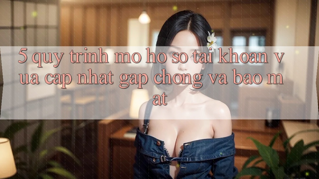 5. Quy Trình Mở hồ sơ Tài Khoản Vừa cập nhật Gấp Chóng và Bảo Mật