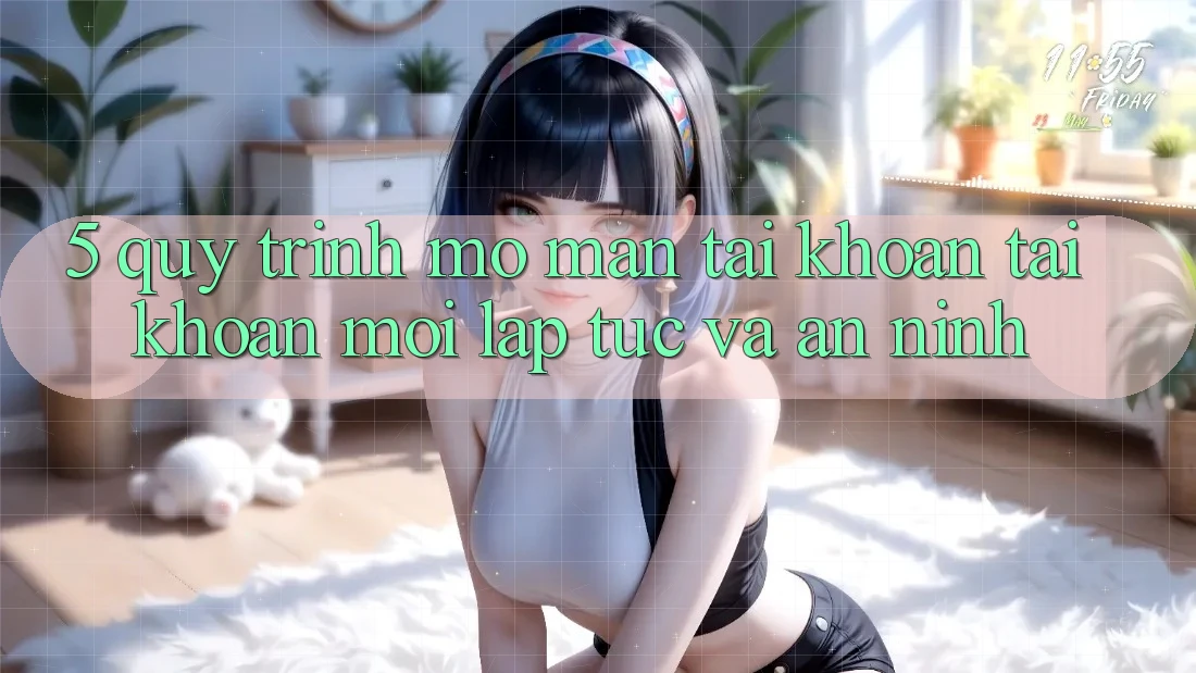 5. Quy Trình Mở màn tài khoản Tài Khoản Mới Lập tức và An ninh