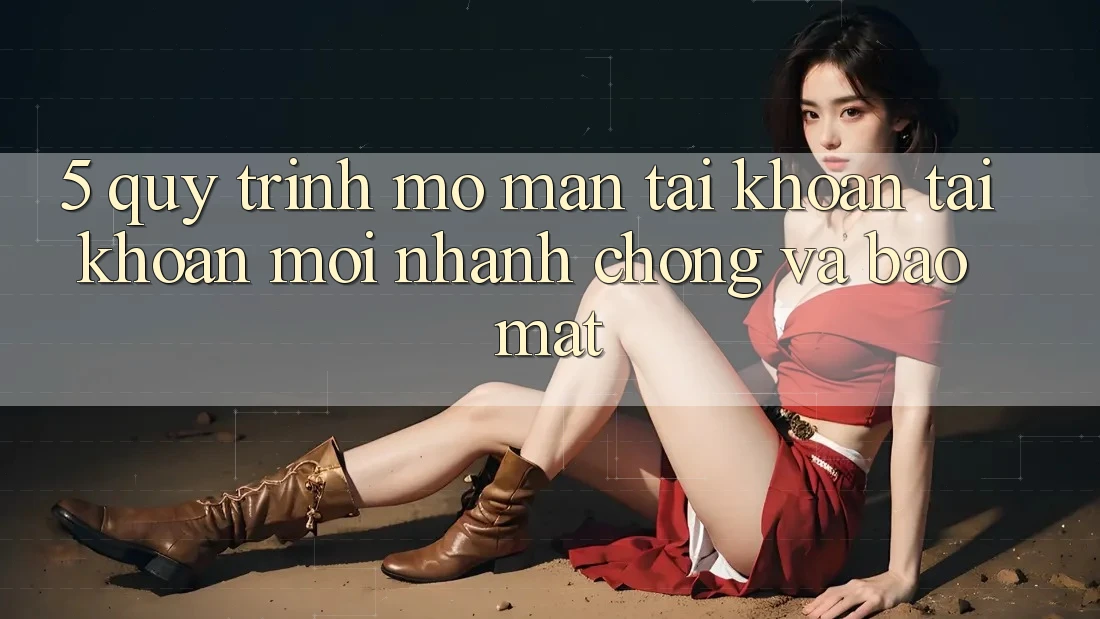 5. Quy Trình Mở màn tài khoản Tài Khoản Mới Nhanh Chóng và Bảo Mật