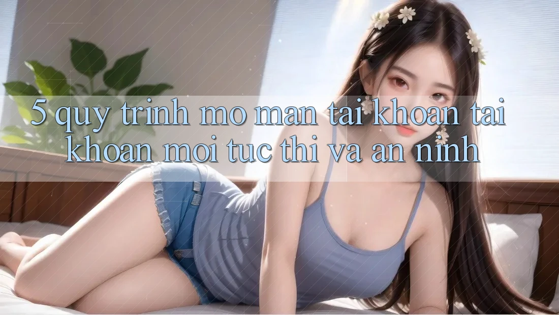 5. Quy Trình Mở màn tài khoản Tài Khoản Mới Tức thì và An ninh 5. Quy Trình Mở màn tài khoản Tài Khoản Mới Tức thì và An ninh