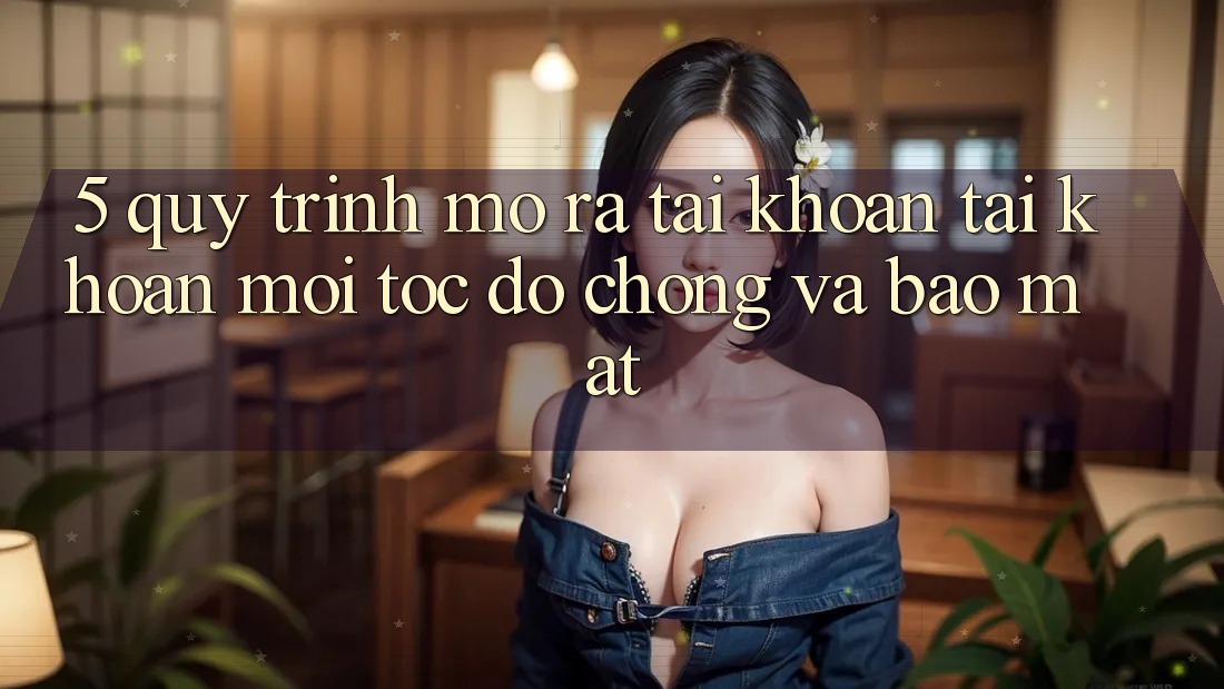 5. Quy Trình Mở ra tài khoản Tài Khoản Mới Tốc độ Chóng và Bảo Mật