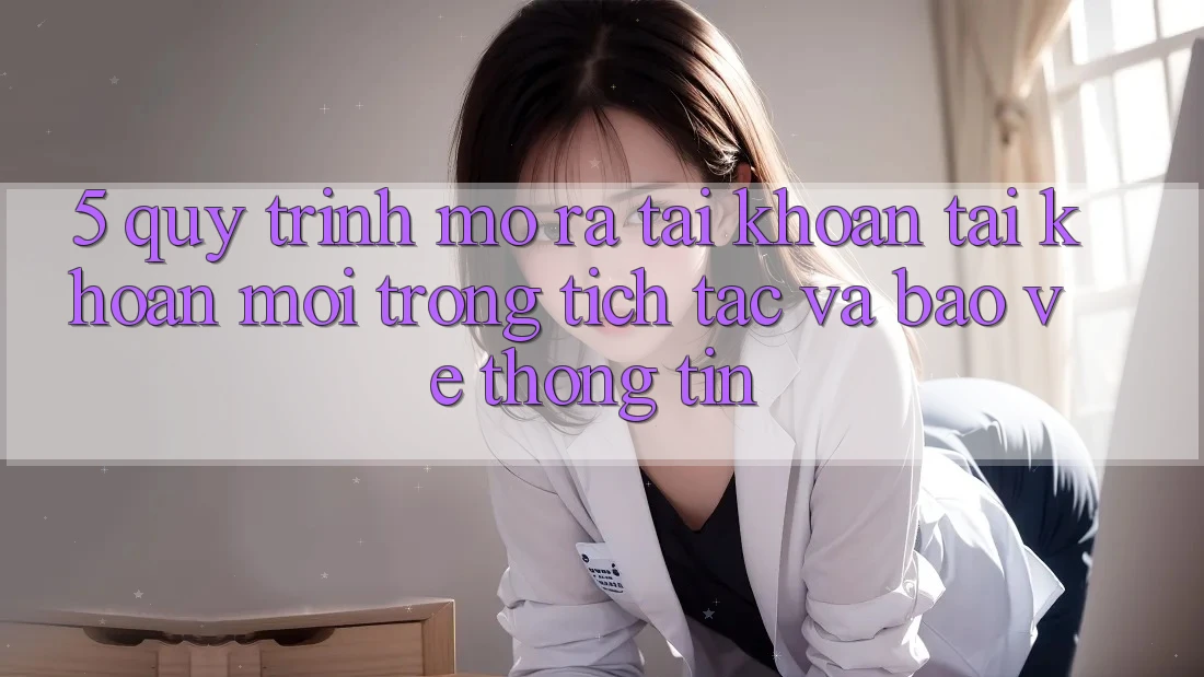 5. Quy Trình Mở ra tài khoản Tài Khoản Mới Trong tích tắc và Bảo vệ thông tin