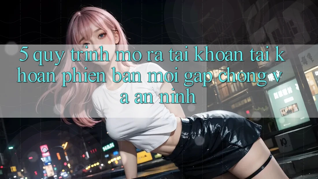 5. Quy Trình Mở ra tài khoản Tài Khoản Phiên bản mới Gấp Chóng và An ninh 5. Quy Trình Mở ra tài khoản Tài Khoản Phiên bản mới Gấp Chóng và An ninh