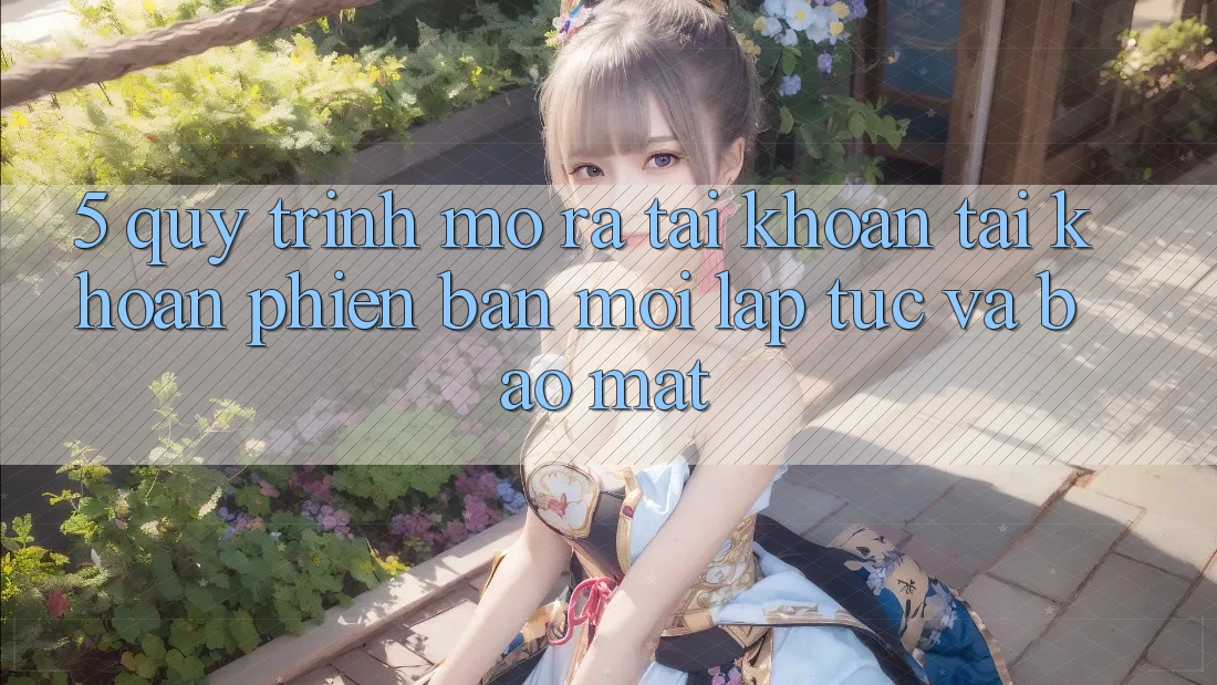 5. Quy Trình Mở ra tài khoản Tài Khoản Phiên bản mới Lập tức và Bảo Mật 5. Quy Trình Mở ra tài khoản Tài Khoản Phiên bản mới Lập tức và Bảo Mật