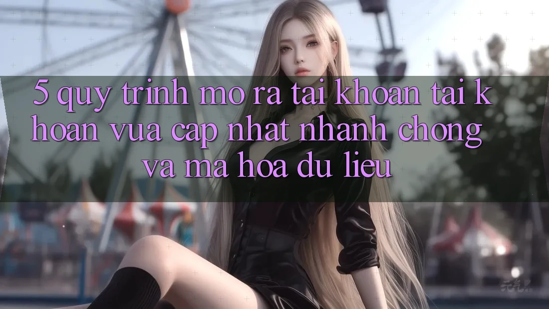 5. Quy Trình Mở ra tài khoản Tài Khoản Vừa cập nhật Nhanh Chóng và Mã hóa dữ liệu 5. Quy Trình Mở ra tài khoản Tài Khoản Vừa cập nhật Nhanh Chóng và Mã hóa dữ liệu