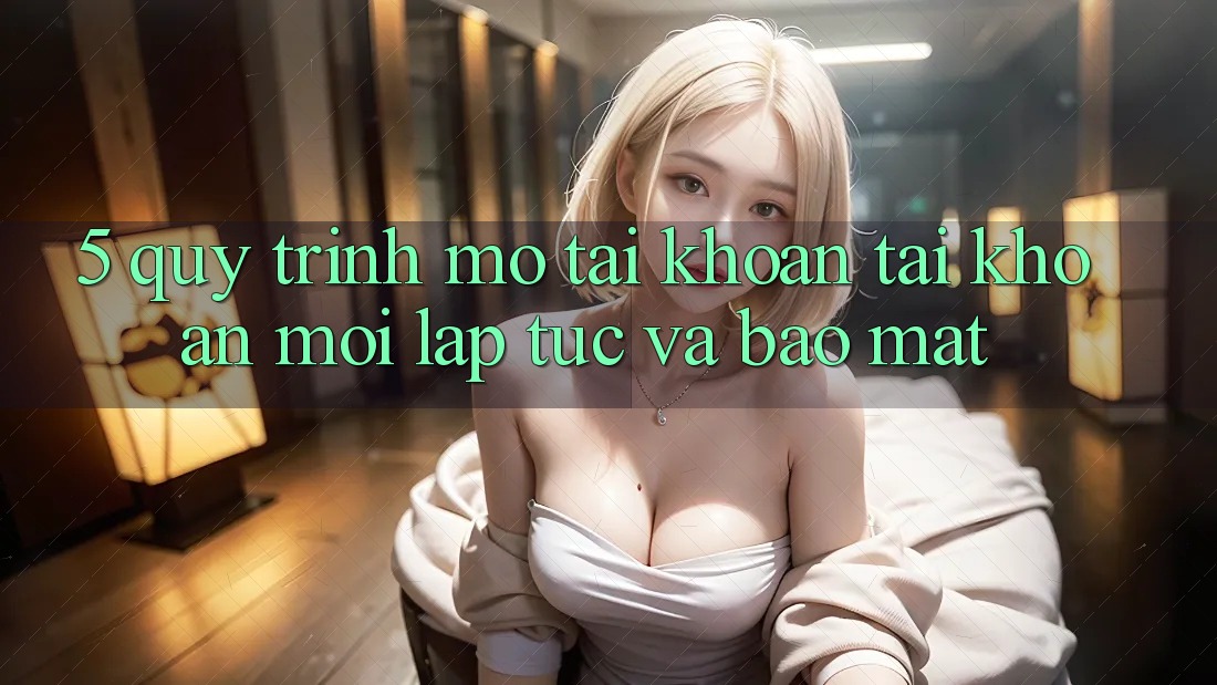 5. Quy Trình Mở tài khoản Tài Khoản Mới Lập tức và Bảo Mật