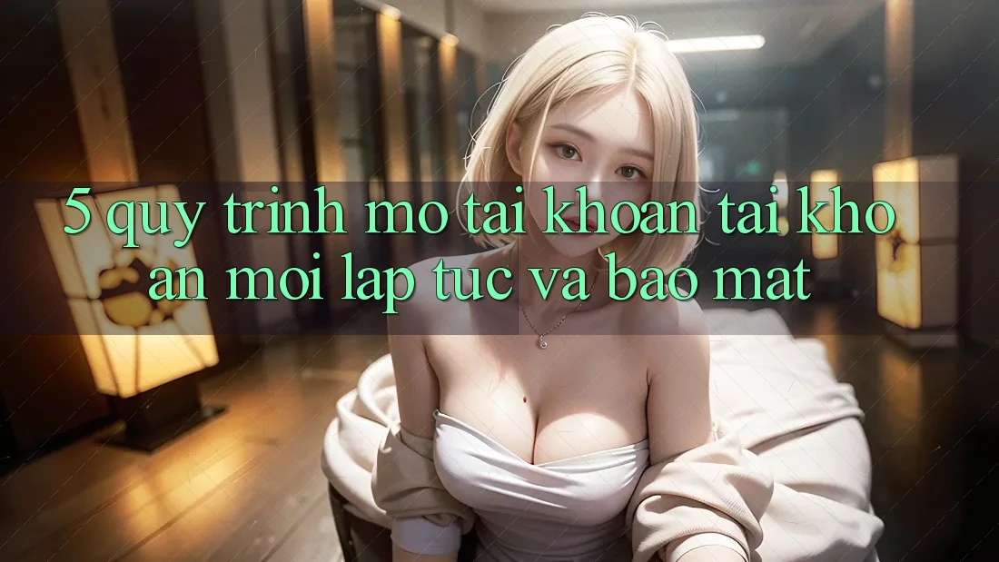 5. Quy Trình Mở tài khoản Tài Khoản Mới Lập tức và Bảo Mật