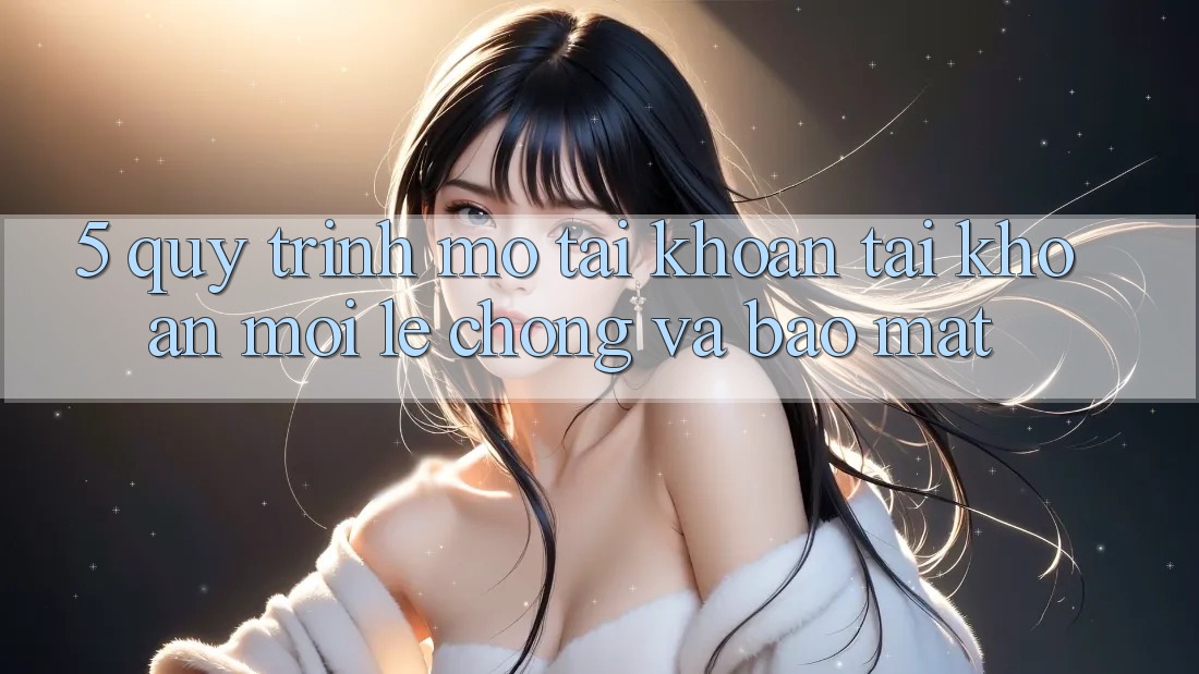 5. Quy Trình Mở tài khoản Tài Khoản Mới Lẹ Chóng và Bảo Mật
