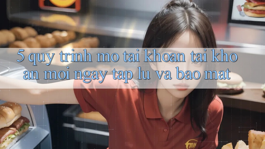 5. Quy Trình Mở tài khoản Tài Khoản Mới Ngay tắp lự và Bảo Mật
