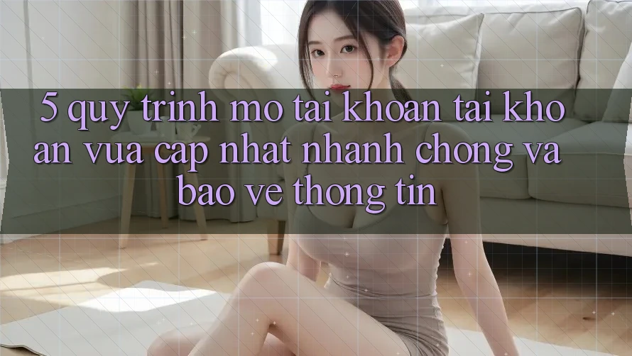 5. Quy Trình Mở tài khoản Tài Khoản Vừa cập nhật Nhanh Chóng và Bảo vệ thông tin