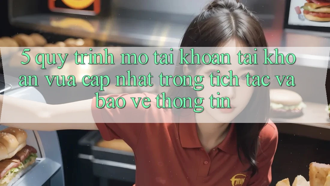 5. Quy Trình Mở tài khoản Tài Khoản Vừa cập nhật Trong tích tắc và Bảo vệ thông tin