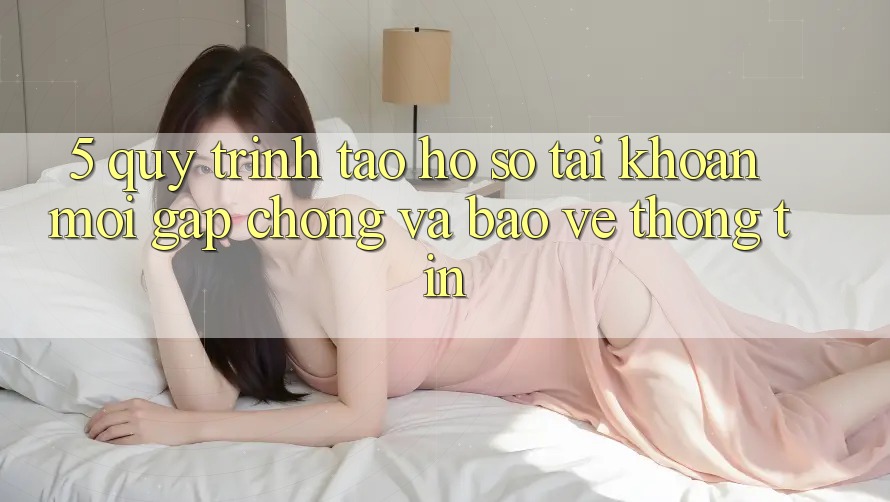 5. Quy Trình Tạo hồ sơ Tài Khoản Mới Gấp Chóng và Bảo vệ thông tin