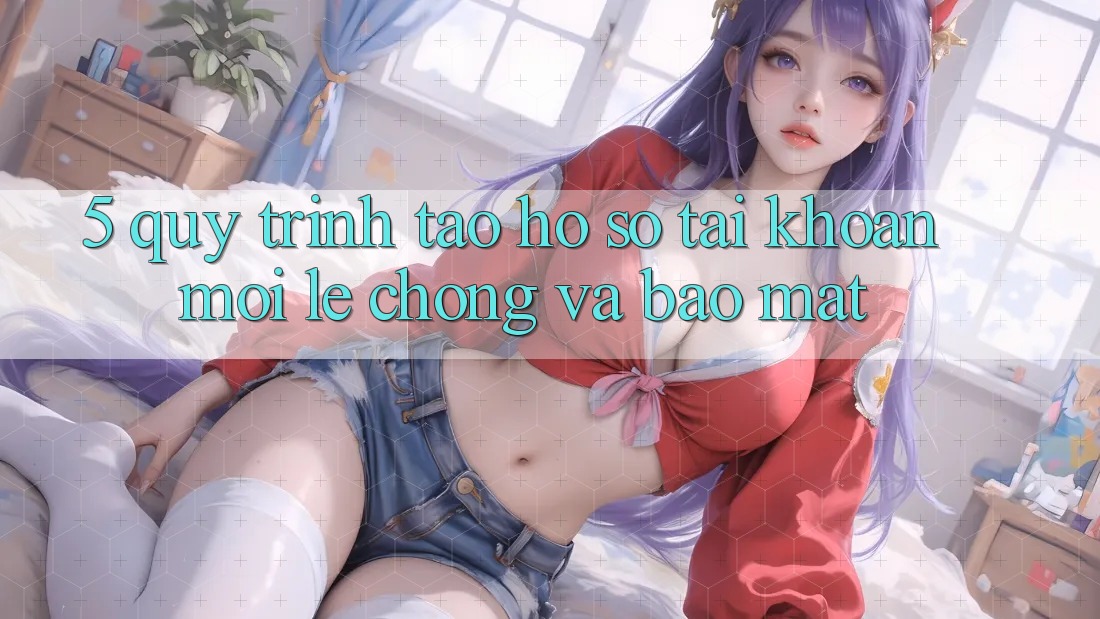 5. Quy Trình Tạo hồ sơ Tài Khoản Mới Lẹ Chóng và Bảo Mật