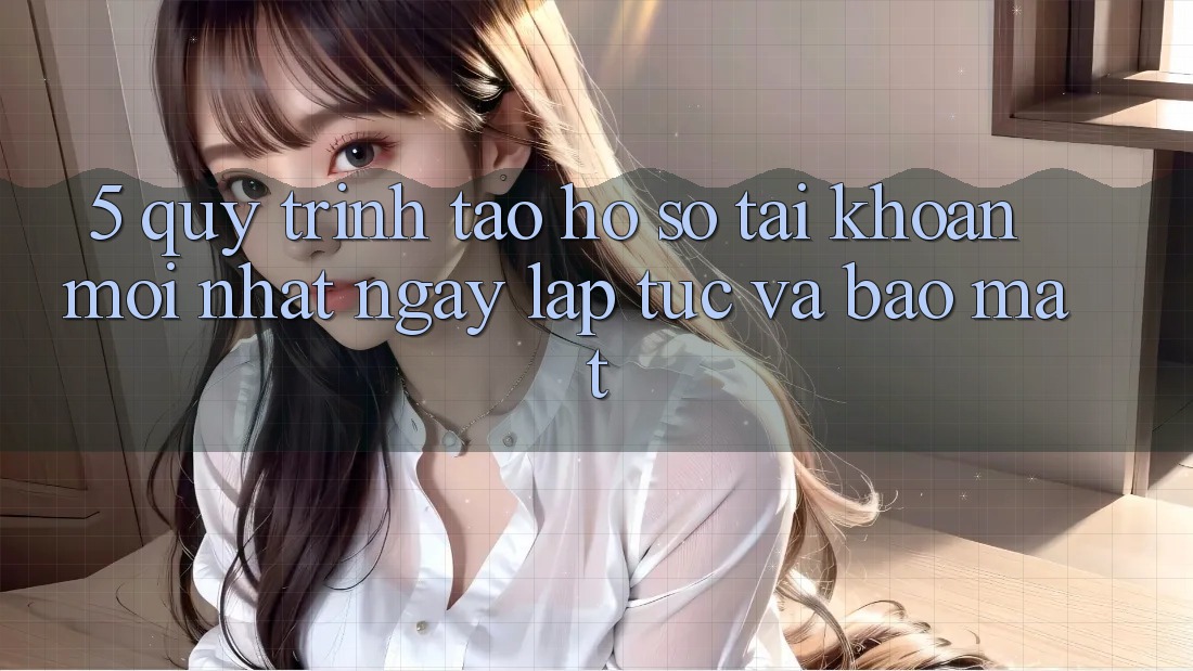 5. Quy Trình Tạo hồ sơ Tài Khoản Mới nhất Ngay lập tức và Bảo Mật