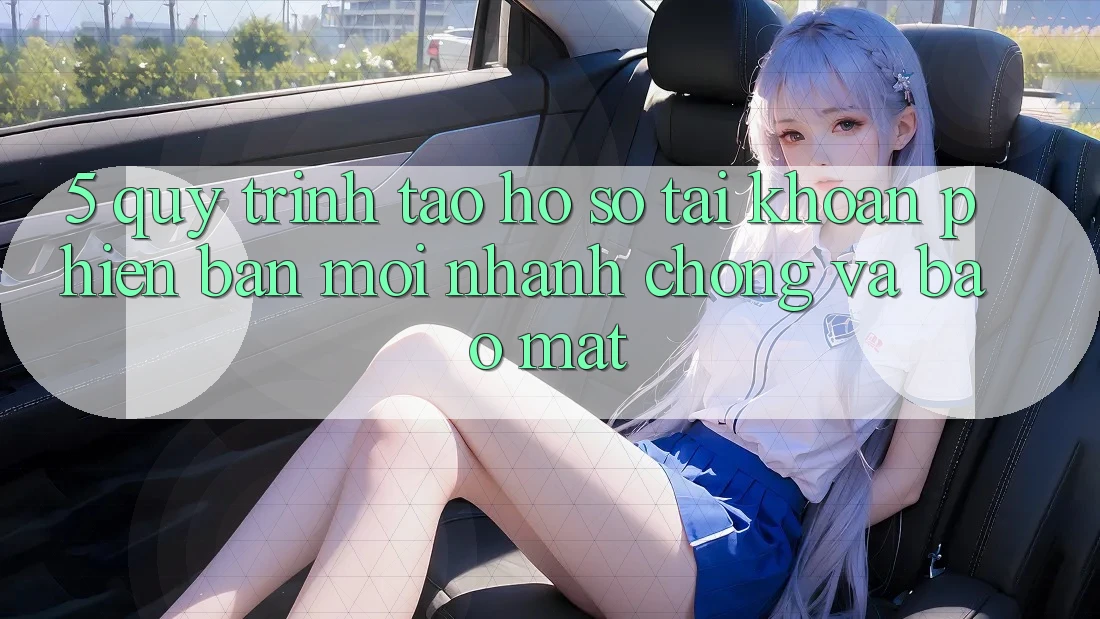 5. Quy Trình Tạo hồ sơ Tài Khoản Phiên bản mới Nhanh Chóng và Bảo Mật