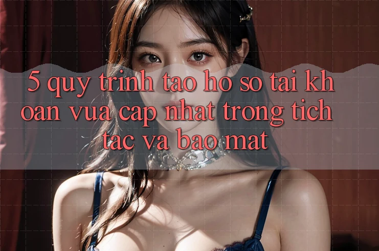 5. Quy Trình Tạo hồ sơ Tài Khoản Vừa cập nhật Trong tích tắc và Bảo Mật