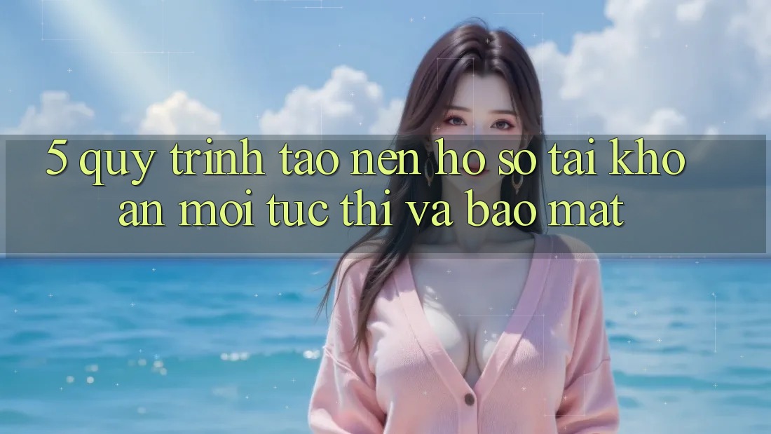 5. Quy Trình Tạo nên hồ sơ Tài Khoản Mới Tức thì và Bảo Mật 5. Quy Trình Tạo nên hồ sơ Tài Khoản Mới Tức thì và Bảo Mật