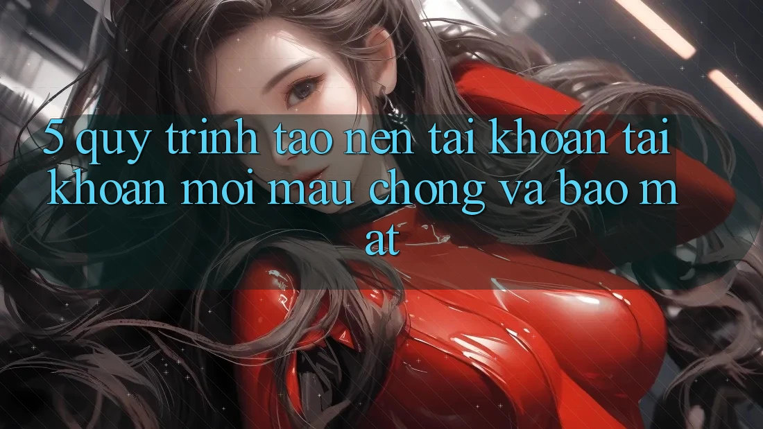 5. Quy Trình Tạo nên tài khoản Tài Khoản Mới Mau chóng và Bảo Mật