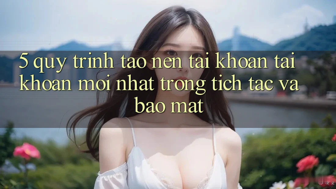 5. Quy Trình Tạo nên tài khoản Tài Khoản Mới nhất Trong tích tắc và Bảo Mật