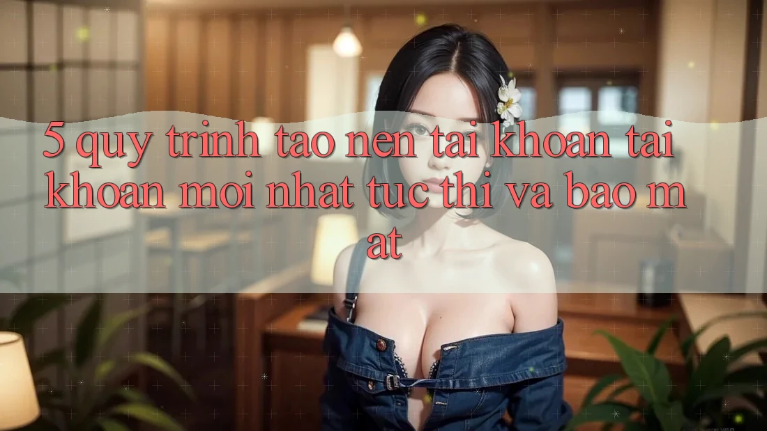 5. Quy Trình Tạo nên tài khoản Tài Khoản Mới nhất Tức thì và Bảo Mật 5. Quy Trình Tạo nên tài khoản Tài Khoản Mới nhất Tức thì và Bảo Mật