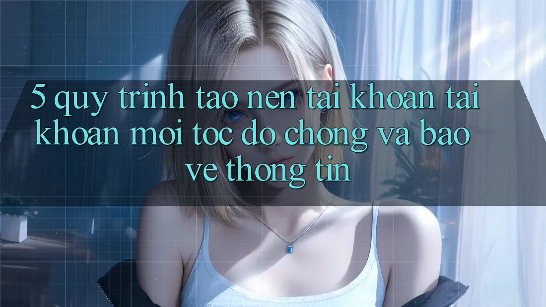 5. Quy Trình Tạo nên tài khoản Tài Khoản Mới Tốc độ Chóng và Bảo vệ thông tin
