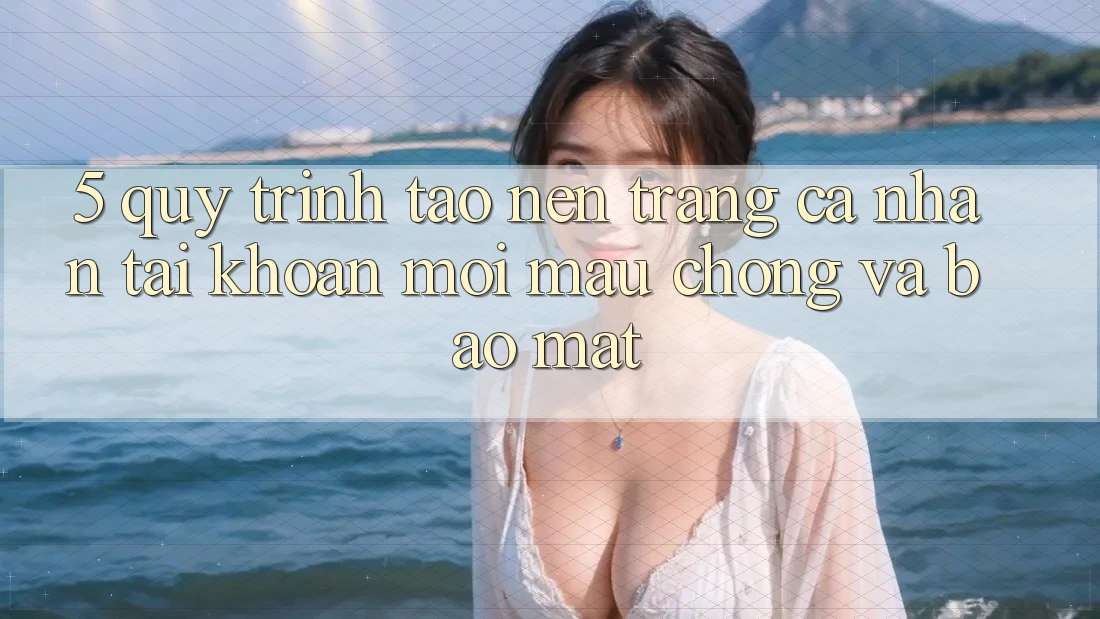 5. Quy Trình Tạo nên trang cá nhân Tài Khoản Mới Mau Chóng và Bảo Mật
