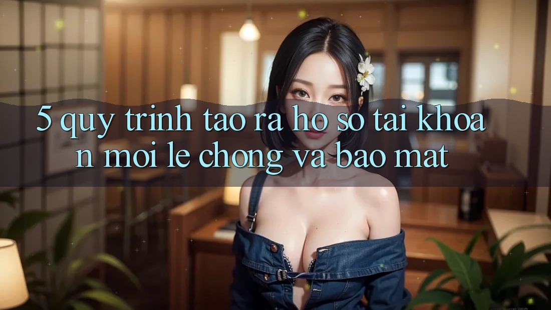5. Quy Trình Tạo ra hồ sơ Tài Khoản Mới Lẹ Chóng và Bảo Mật
