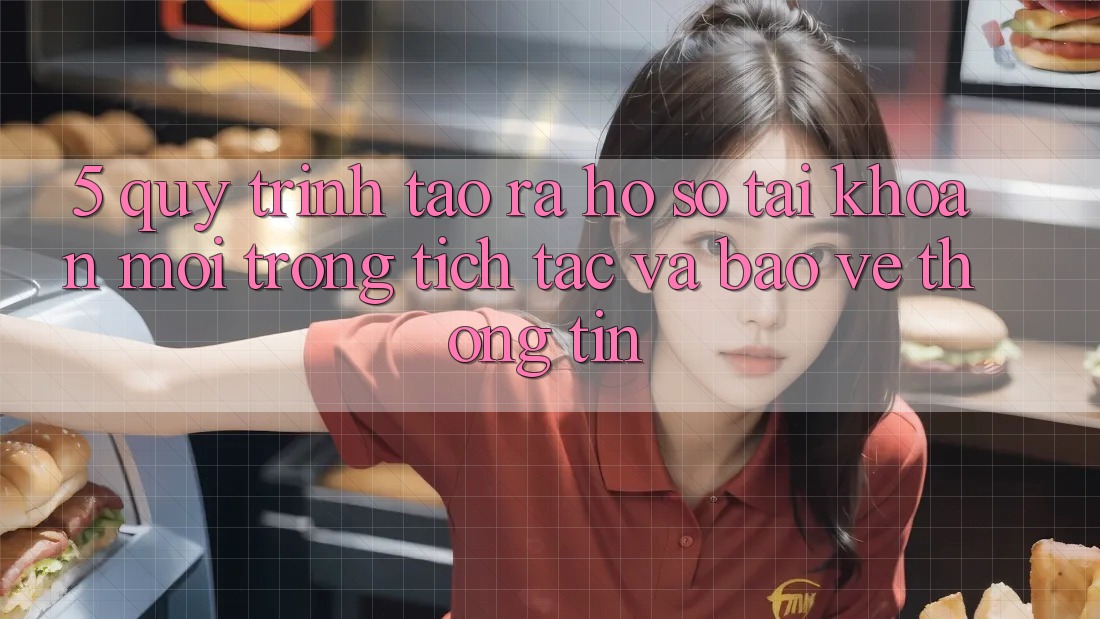 5. Quy Trình Tạo ra hồ sơ Tài Khoản Mới Trong tích tắc và Bảo vệ thông tin