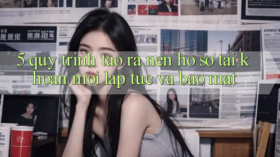 5. Quy Trình Tạo ra nên hồ sơ Tài Khoản Mới Lập tức và Bảo Mật