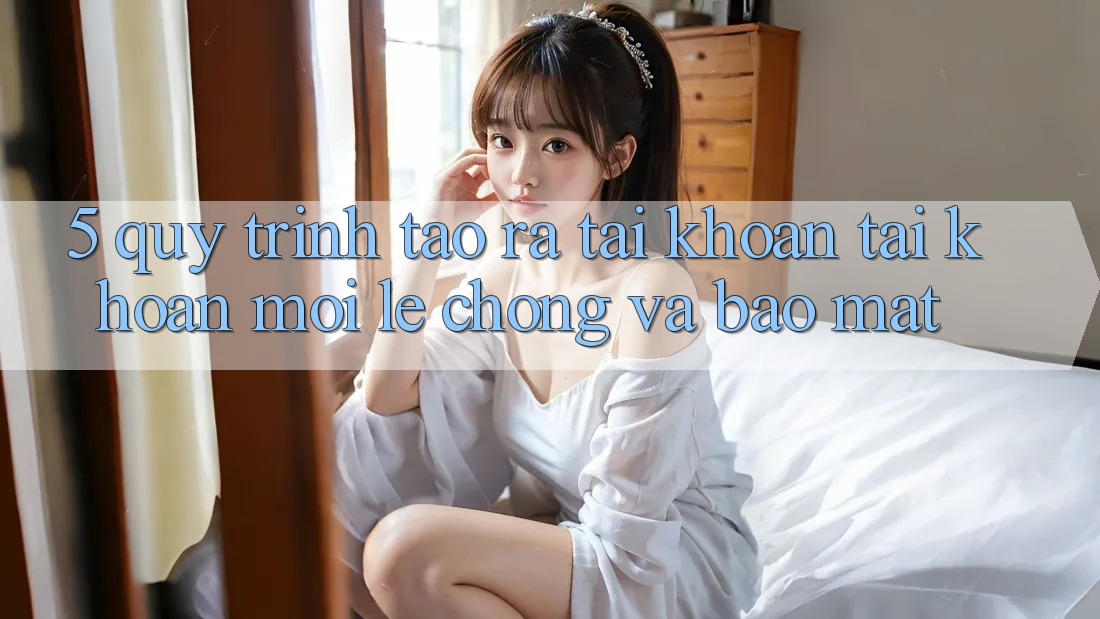 5. Quy Trình Tạo ra tài khoản Tài Khoản Mới Lẹ Chóng và Bảo Mật