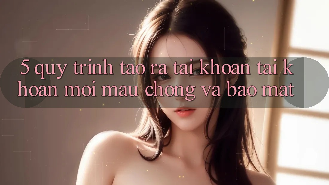 5. Quy Trình Tạo ra tài khoản Tài Khoản Mới Mau Chóng và Bảo Mật 5. Quy Trình Tạo ra tài khoản Tài Khoản Mới Mau Chóng và Bảo Mật