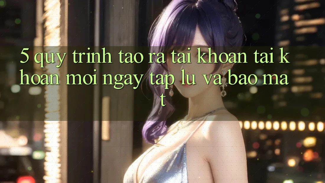 5. Quy Trình Tạo ra tài khoản Tài Khoản Mới Ngay tắp lự và Bảo Mật 5. Quy Trình Tạo ra tài khoản Tài Khoản Mới Ngay tắp lự và Bảo Mật