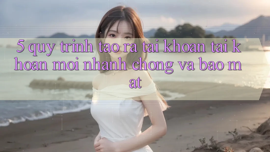 5. Quy Trình Tạo ra tài khoản Tài Khoản Mới Nhanh Chóng và Bảo Mật 5. Quy Trình Tạo ra tài khoản Tài Khoản Mới Nhanh Chóng và Bảo Mật
