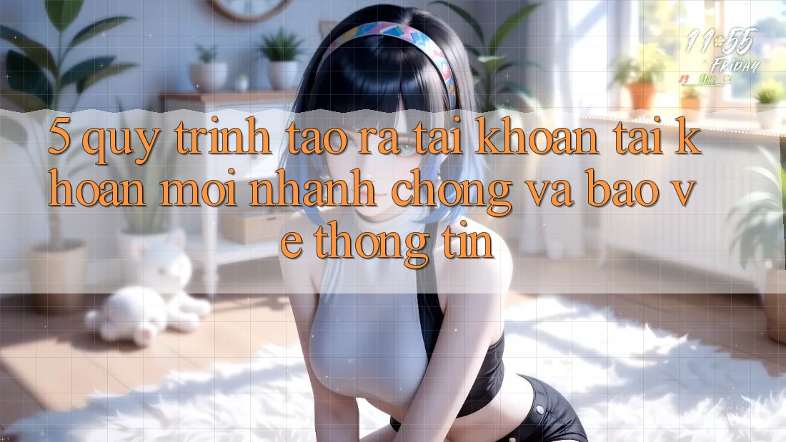 5. Quy Trình Tạo ra tài khoản Tài Khoản Mới Nhanh Chóng và Bảo vệ thông tin