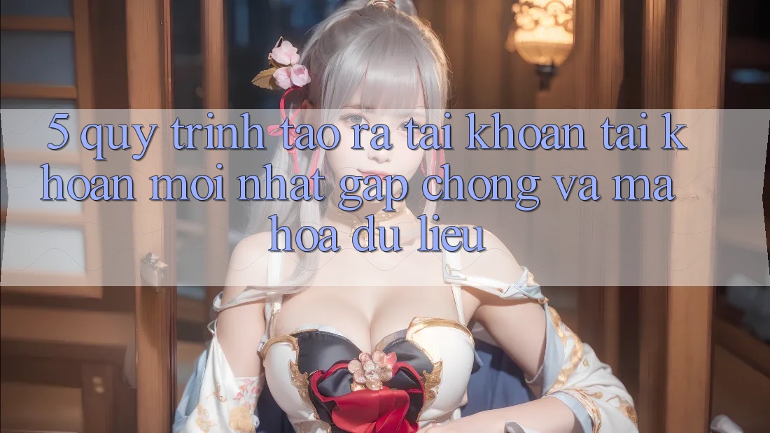 5. Quy Trình Tạo ra tài khoản Tài Khoản Mới nhất Gấp Chóng và Mã hóa dữ liệu