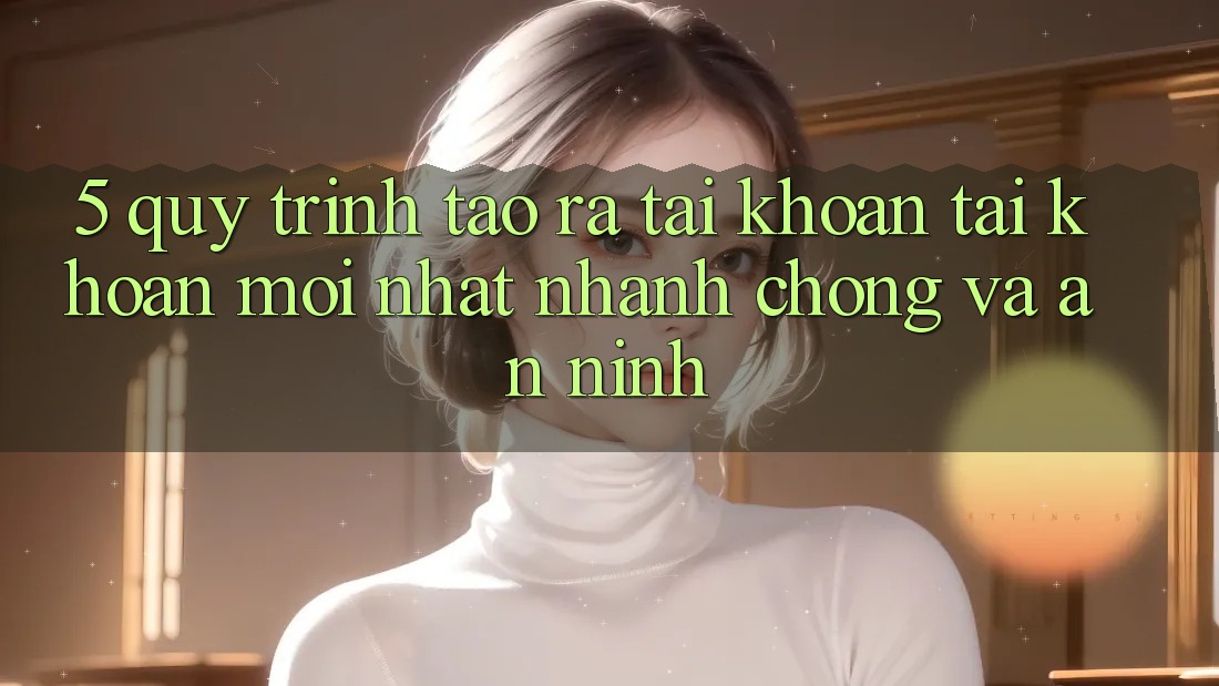 5. Quy Trình Tạo ra tài khoản Tài Khoản Mới nhất Nhanh chóng và An ninh