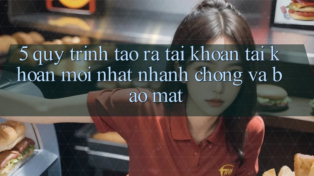 5. Quy Trình Tạo ra tài khoản Tài Khoản Mới nhất Nhanh chóng và Bảo Mật