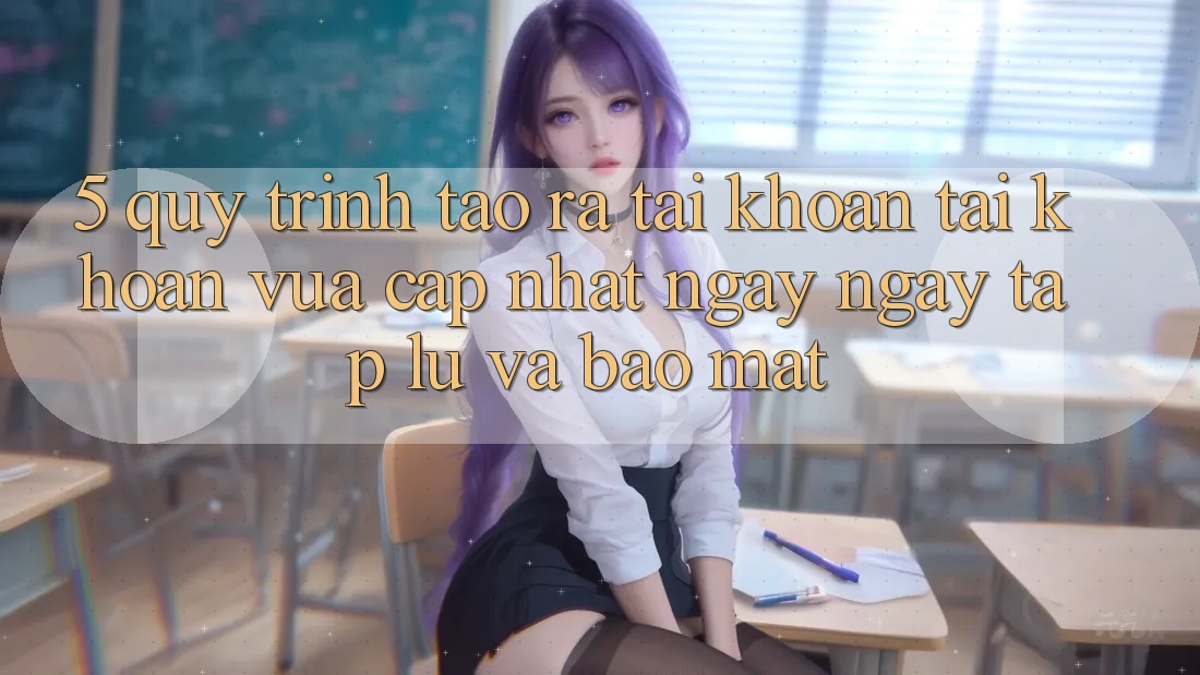 5. Quy Trình Tạo ra tài khoản Tài Khoản Vừa cập nhật Ngay ngay tắp lự và Bảo Mật