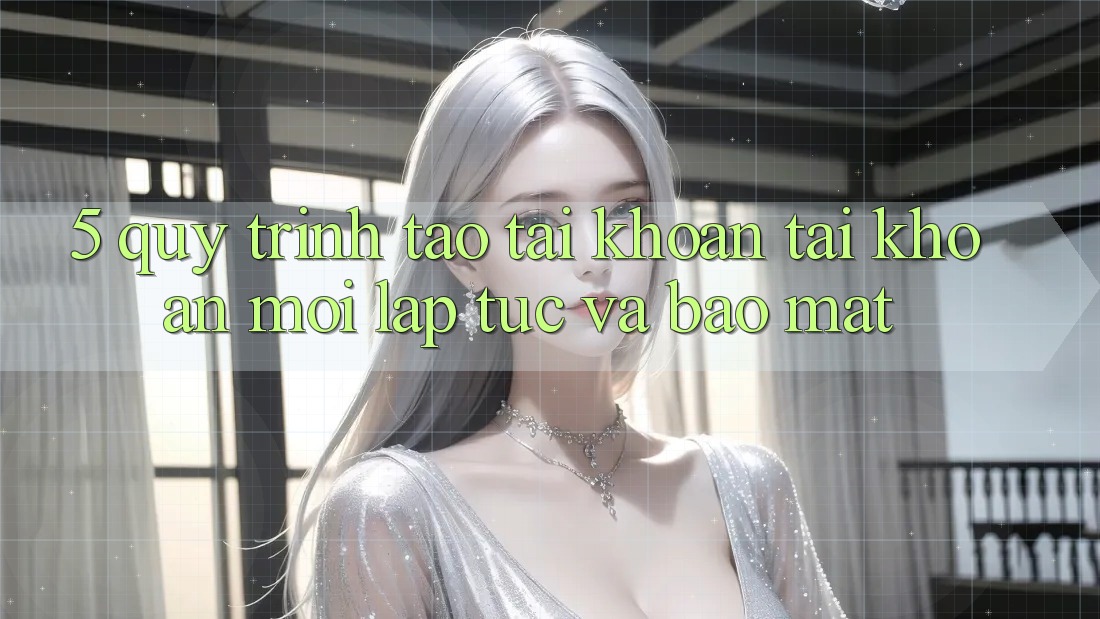 5. Quy Trình Tạo tài khoản Tài Khoản Mới Lập tức và Bảo Mật