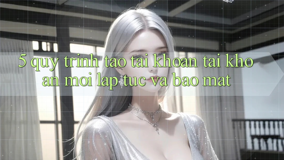 5. Quy Trình Tạo tài khoản Tài Khoản Mới Lập tức và Bảo Mật
