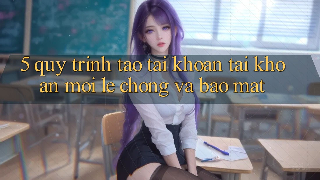 5. Quy Trình Tạo tài khoản Tài Khoản Mới Lẹ Chóng và Bảo Mật