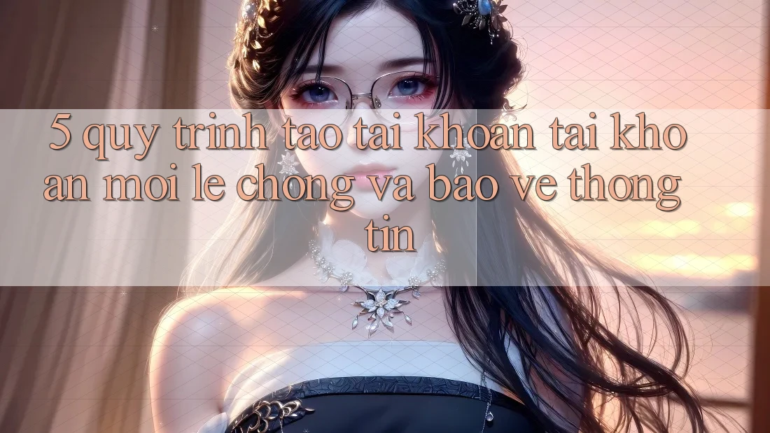 5. Quy Trình Tạo tài khoản Tài Khoản Mới Lẹ Chóng và Bảo vệ thông tin