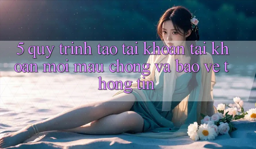 5. Quy Trình Tạo tài khoản Tài Khoản Mới Mau Chóng và Bảo vệ thông tin